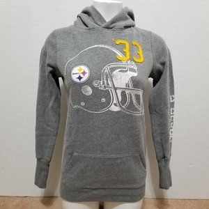 Victoria's Secret PINK hoodie XS Pittsburgh Steelers NFL retro graphic pullover